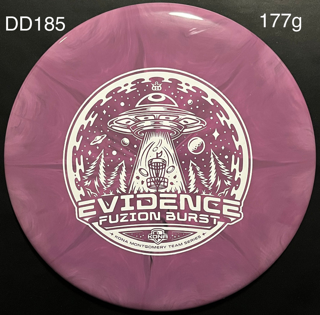 Dynamic Discs Fuzion Burst Evidence Kona Montgomery Team Series